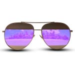 عینک آینه ای اسپرت برند uv400 rayban