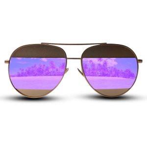 عینک آینه ای اسپرت برند uv400 rayban